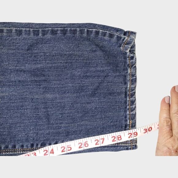 Levis 525 Womens Jeans Sz 12S Straight Fit Classicore Streetwear Vtg 80s Granny - Picture 9 of 10